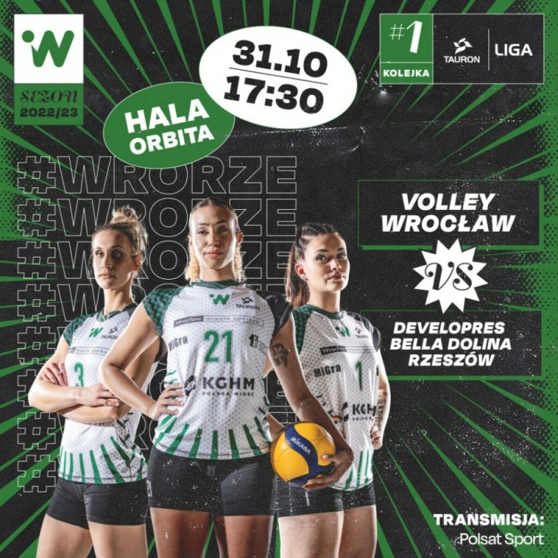 Siatkarki #VolleyWrocław rozpoczynają sezon - fot. volleywroclaw.pl