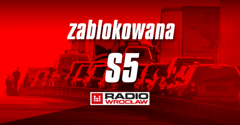 S5 w kierunku Poznania zablokowana. Wytyczono objazd - fot. archiwum radiowroclaw.pl