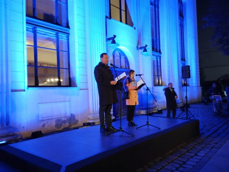 Wrocław upamiętnił ofiary Nocy Kryształowej - fot. Jakub Ciołko