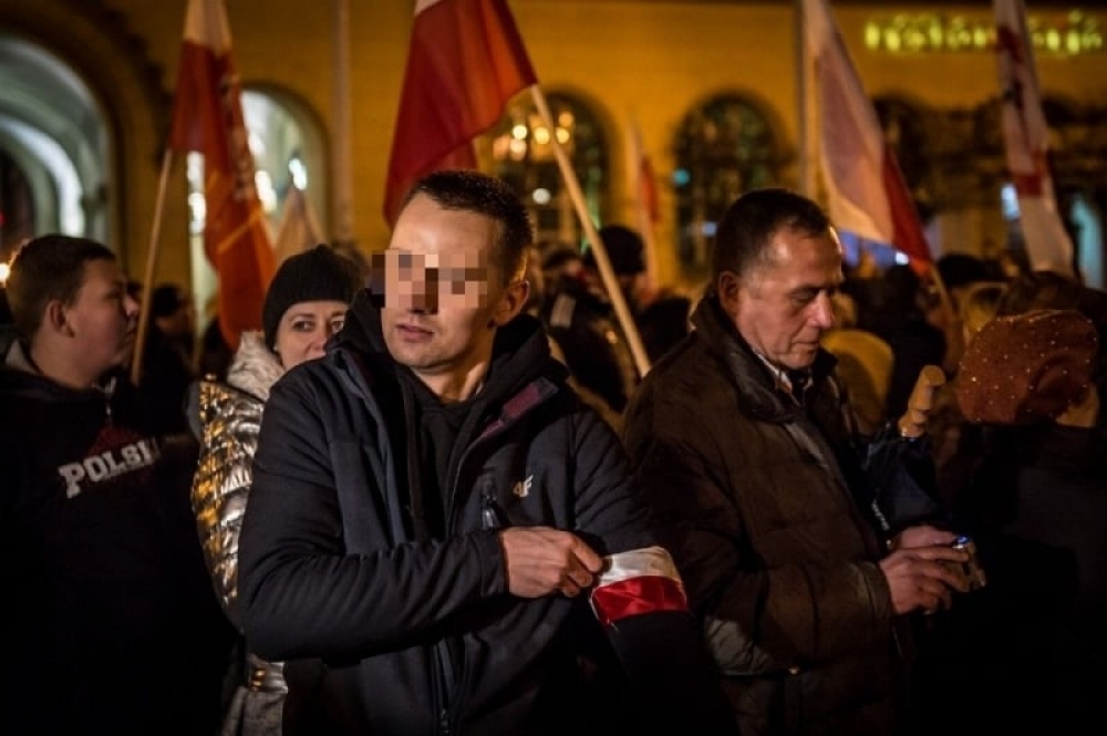 Promotor Marszu Polaków, były ksiądz Jacek M. zatrzymany przez policję - fot. archiwum radiowroclaw.pl