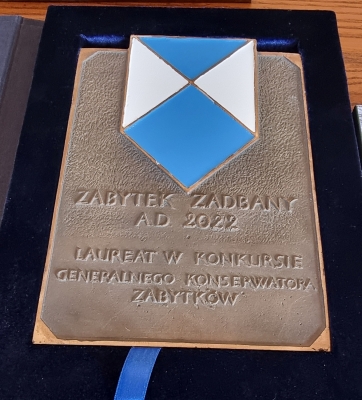 Zamek Książ z tytułem "Zabytku Zadbanego" - 1