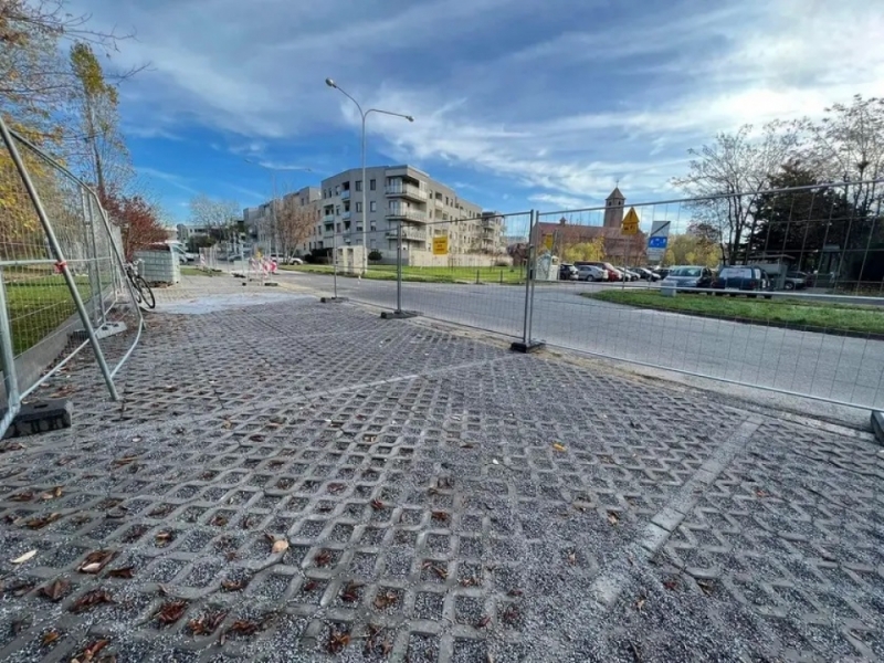 Nowy parking powstaje na zachodzie Wrocławia - fot. Wrocławskie Inwestycje