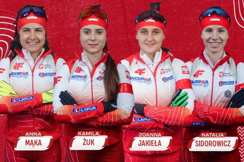 PŚ w biathlonie - Francuzki wygrały sztafetę 4x6 km, Polki na 16. miejscu - fot. Polski Związek Biathlonu Facebook