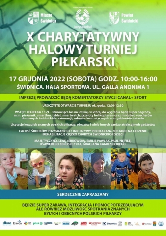 X Charytatywny Turniej Piłkarski w Świdnicy