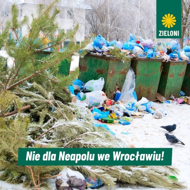 Stanowisko Partii Zieloni Wrocław w sprawie podwyżki opłaty za odpady - fot. mat. prasowe