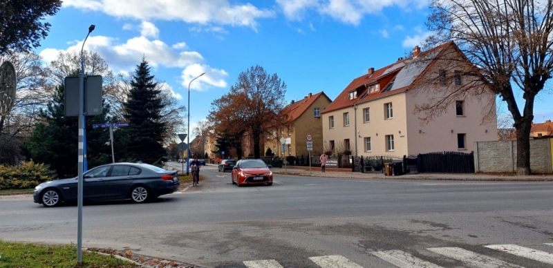 Czy będzie zielone światło dla pierwszej sygnalizacji w Strzelinie? - fot. Beata Makowska