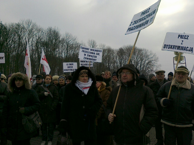 Pikieta związkowców w Biskupicach - 0