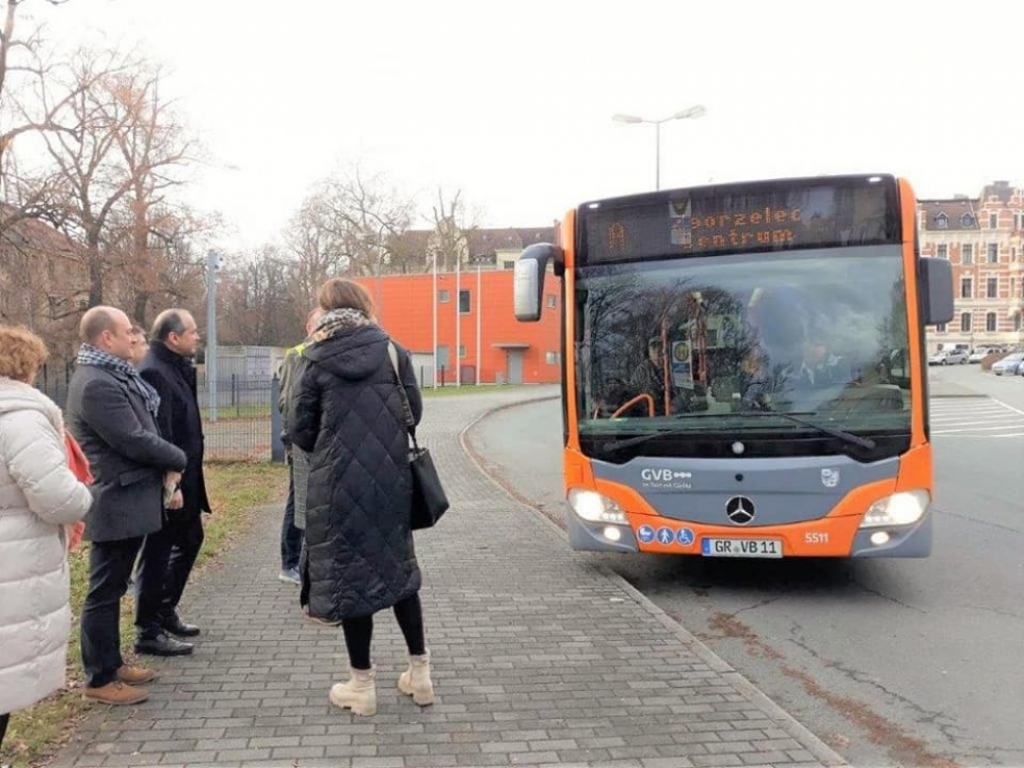 Goerlitz – Zgorzelec. Wspólna linia autobusowa  - Fot: Burmistrz Zgorzelca Rafał Gronicz