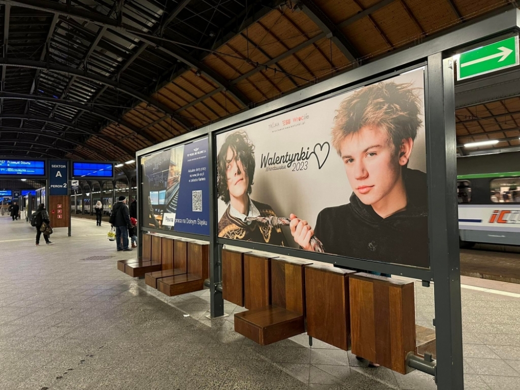 Walentynki po wrocławsku. Licealiści chcą integrować swoje środowisko - plakat promujący akcję, fot. materiały prasowe