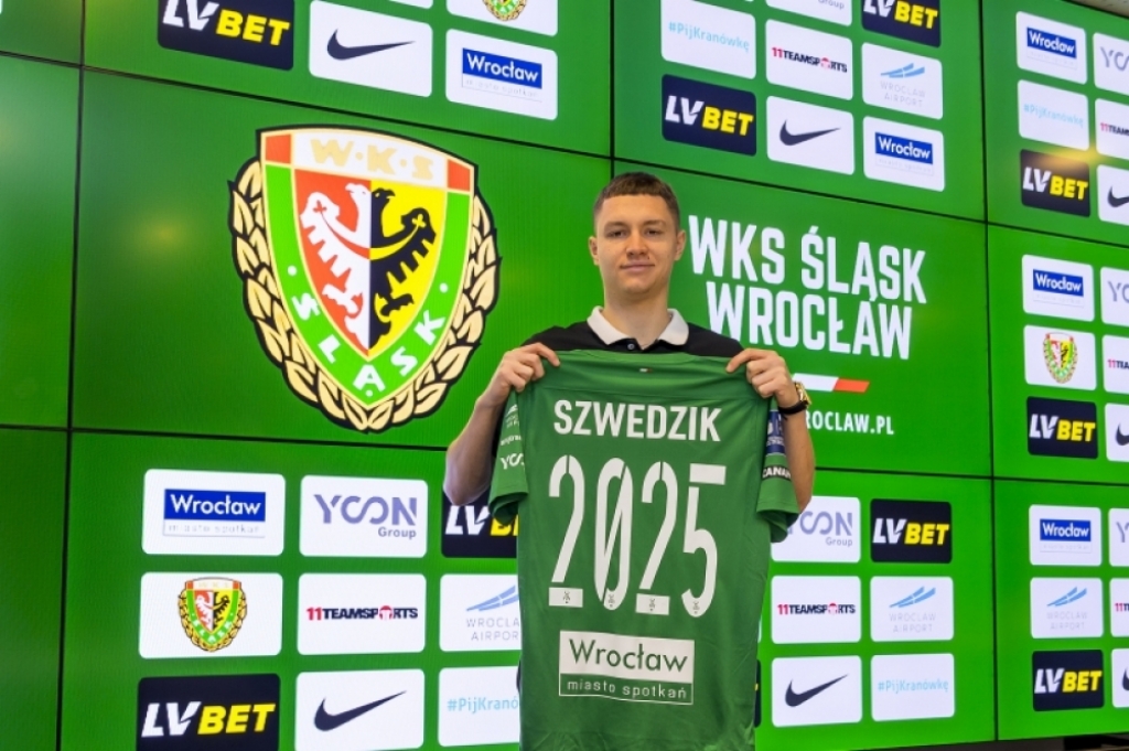 Patryk Szwedzik nowym piłkarzem Śląska - fot. slaskwroclaw.pl