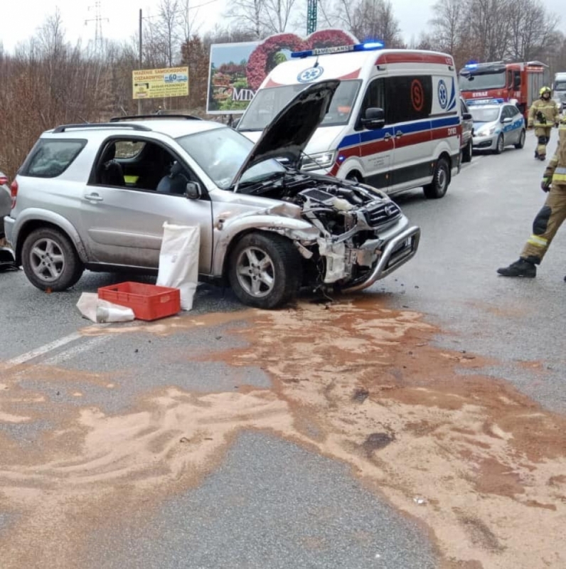 Groźny wypadek w Nowej Rudzie - for. OSP KSRG Nowa Ruda - Słupiec