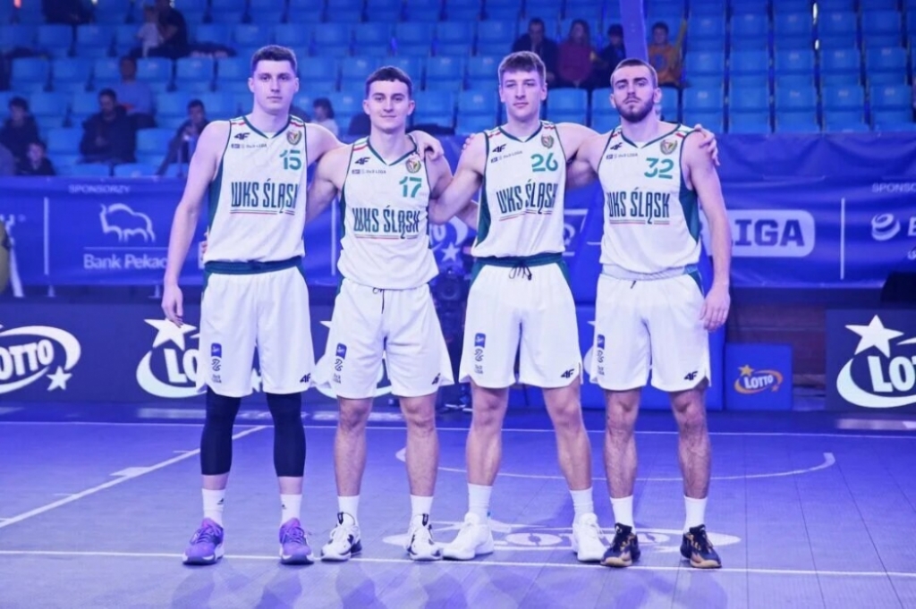 Skład koszykarzy Śląska na turniej Lotto 3x3 Ligi - fot. wks-slask.eu