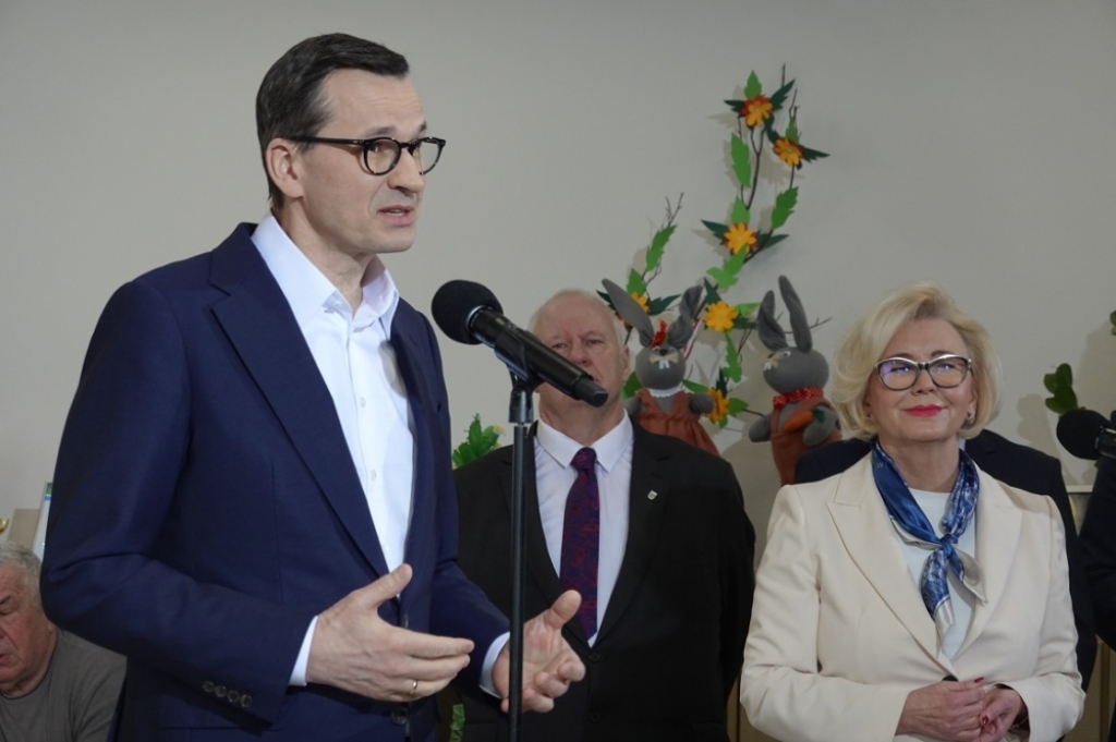 Premier Mateusz Morawiecki na Dolnym Śląsku - Fot: Piotr Słowiński