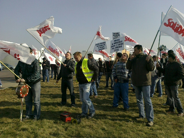 Wielki protest pod Świdnicą - Fot. Martyna Basaj