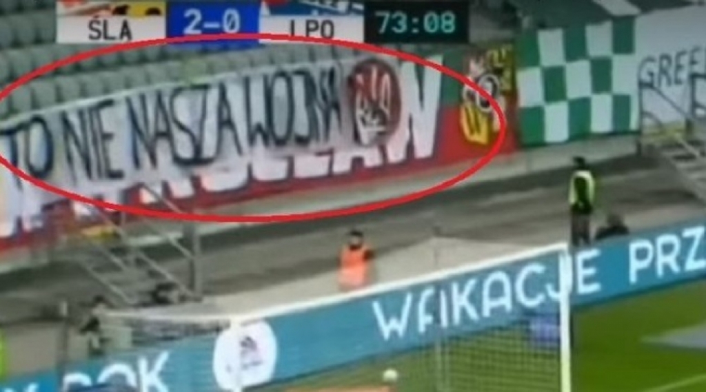 Kolejny skandal z udziałem wrocławskich pseudokibiców - Fot: Screen Canal + Sport