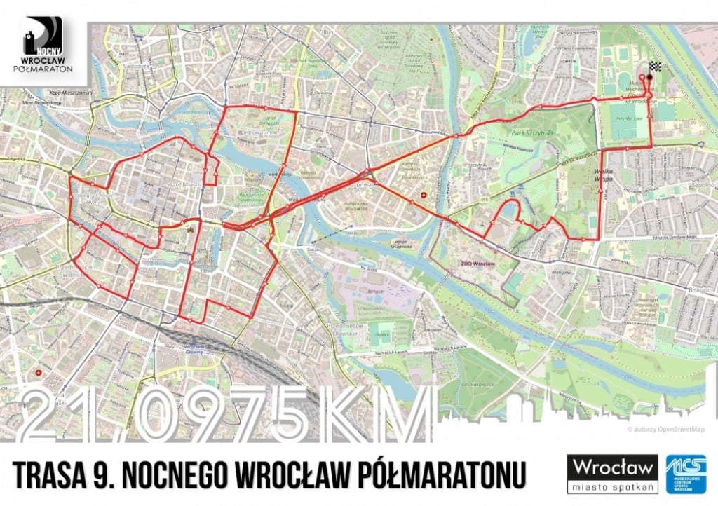 Poznaliśmy trasę nocnego, wrocławskiego półmaratonu - fot: materiały organizatora