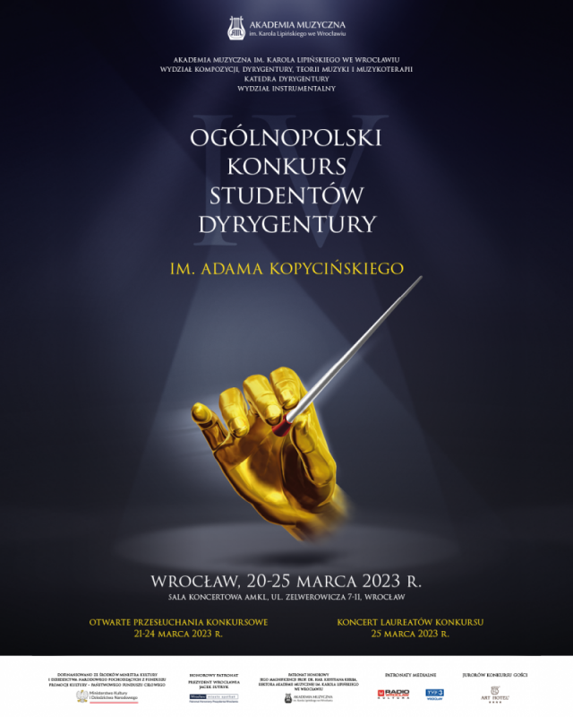 IV Ogólnopolski Konkurs Studentów Dyrygentury - fot. mat. prasowe