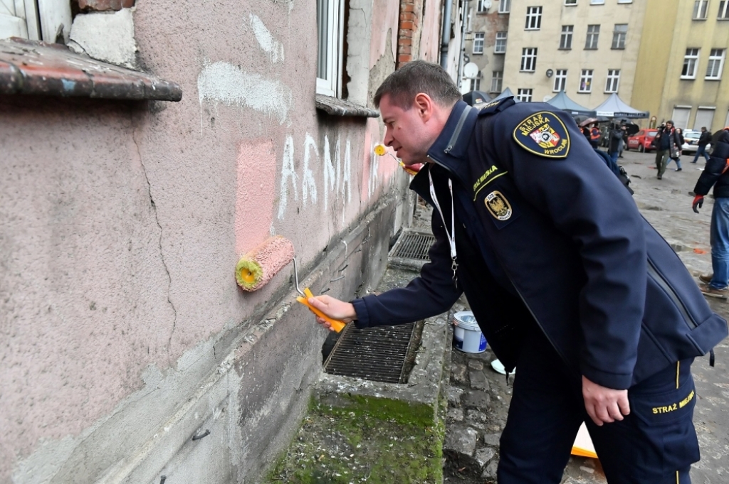 Z wrocławskich podwórek znika mowa nienawiści – fot. UM Wrocławia
