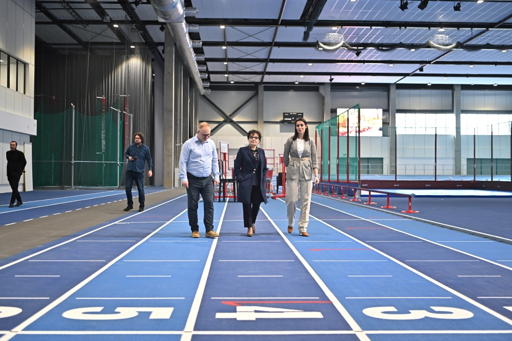 Marszałek Witek: Powstaje wspaniały ośrodek do treningu lekkoatletycznego - fot. Kancelaria Sejmu