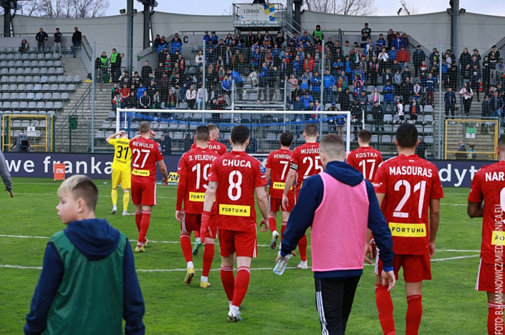 Jest kara dla Miedzi za zajście po ostatnim meczu Ekstraklasy - fot. B. Hamanowicz/miedzlegnica.eu