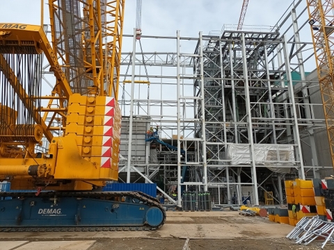 Kolejny etap budowy nowej elektrociepłowni w podwrocławskich Siechnicach - 3