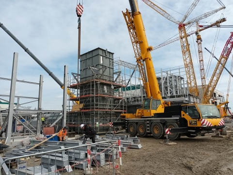 Kolejny etap budowy nowej elektrociepłowni w podwrocławskich Siechnicach - 5