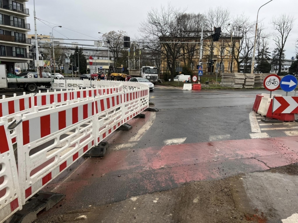 Ruszyła przebudowa placu Staszica. Wrocławian czeka rok drogowych utrudnień  - Fot: Wrocławskie Inwestycje