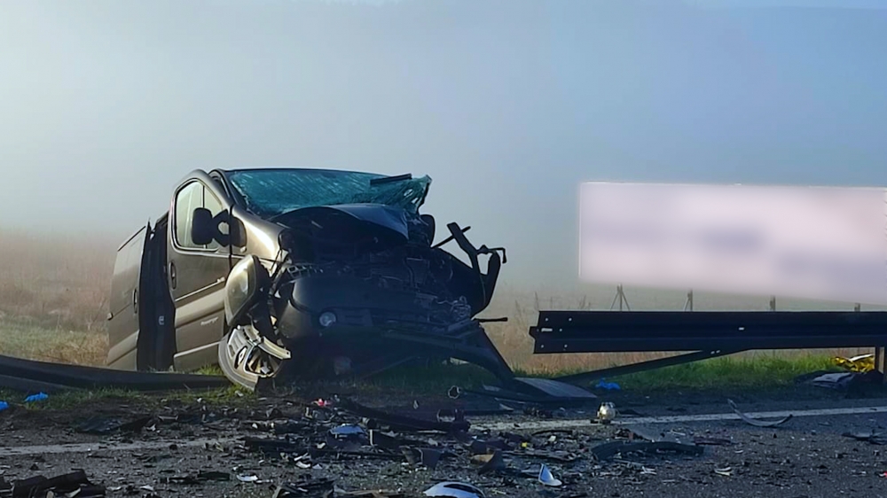4 pojazdy i 10 rannych - DK8 już odblokowana po wypadku - fot. Telewizja Kłodzka