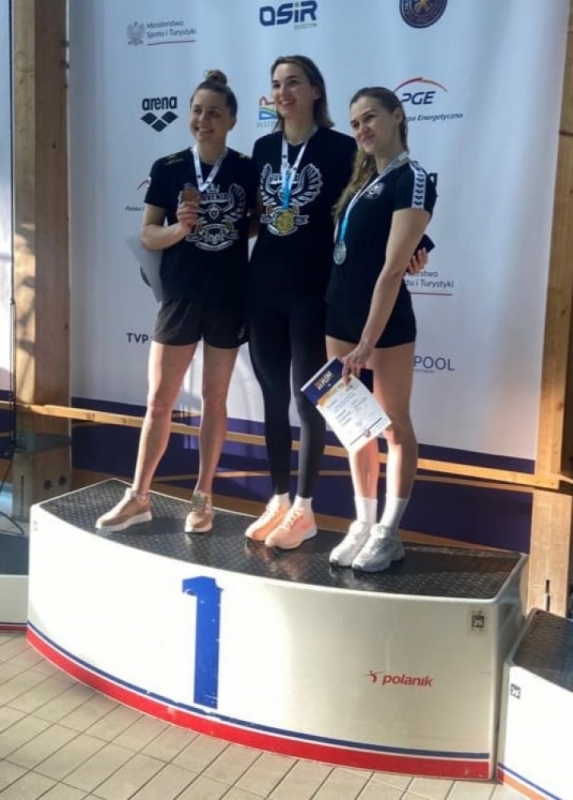 Trzy medale pływaczek Juvenii w pierwszym dniu mistrzostw Polski - fot. Juvenia Wrocław Facebook