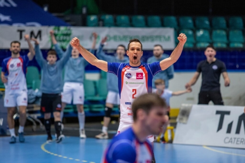 Siatkarze Gwardii Wrocław w półfinale 1. ligi - fot. gwardiawroclaw.pl