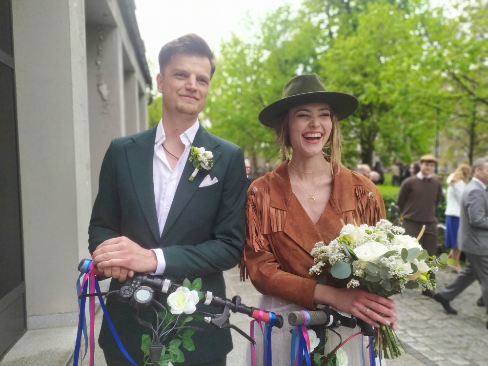 Wrocław: Hulajnogą do ślubu - fot. Justyna Kościelna