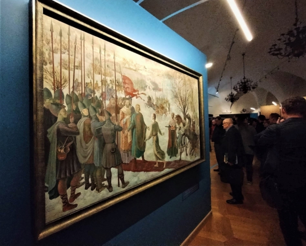 Ossolineum prezentuje odzyskane po 83 latach polskie dzieła sztuki - fot. J. Ciołko