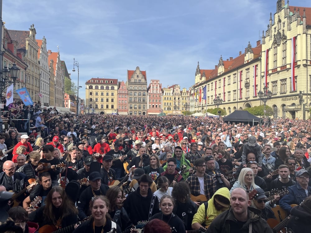 Wrocław znów pobił gitarowy rekord Guinnessa - fot. Joanna Jaros