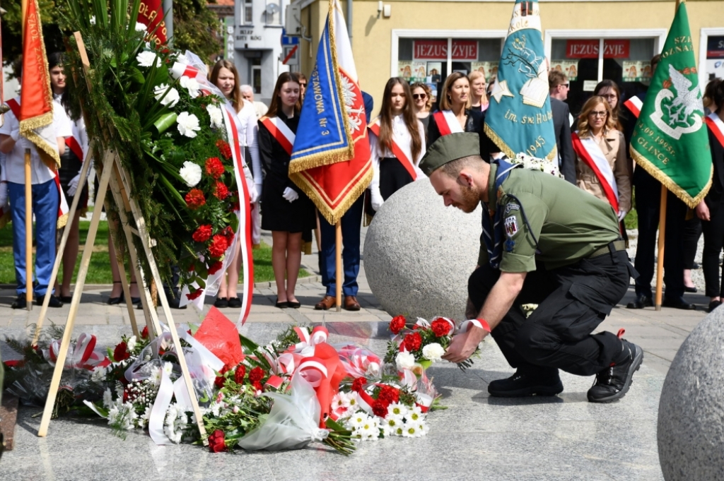 Dolnośląskie obchody Święta Konstytucji 3 maja w Górze - Fot: Jakub Ciołko