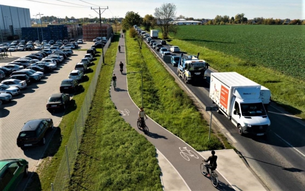 Coraz bliżej rowerowego połączenia Wrocławia z Mokronosem - fot. Wrocławskie Inwestycje