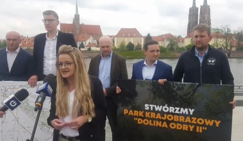 Platforma Obywatelska chce stworzenia Parku Krajobrazowego Odra 2 - fot. transmisja FB