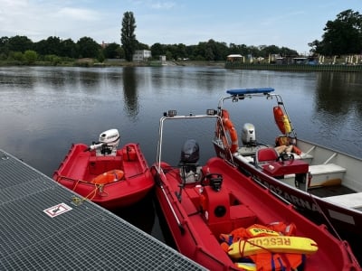 Strażacy z Wrocławia ćwiczą na wypadek powodzi