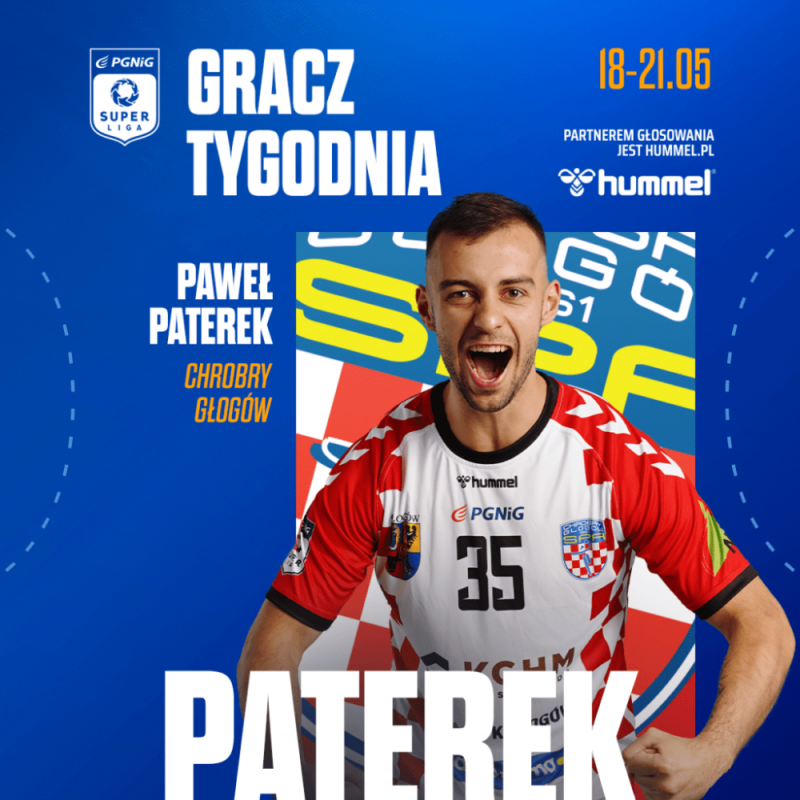 Wyróżnienie dla piłkarza ręcznego Chrobrego Głogów - fot. mat. prasowe PGNiG Superliga