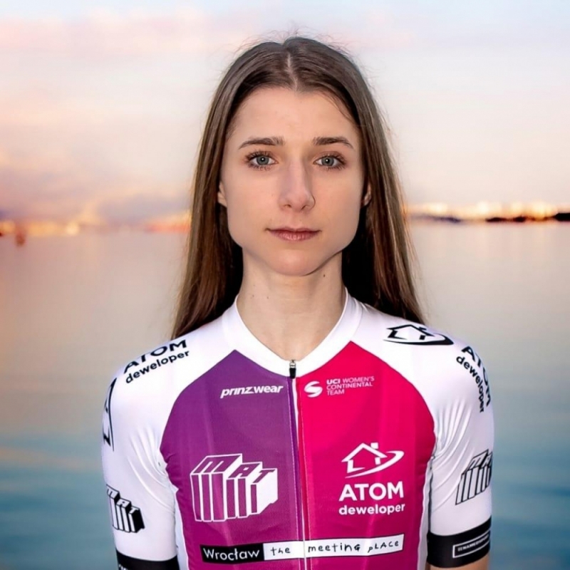 Wrocławska kolarka druga w Tour de Feminin - fot. Dominika Włodarczyk Facebook