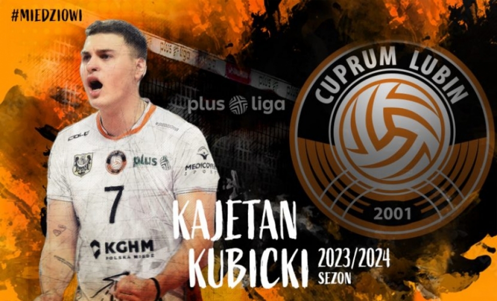Kajetan Kubicki przedłużył kontrakt z Cuprum - fot. ks.cuprum.pl