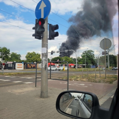 Kłęby dymu nad Wrocławiem. Co się paliło? - 0