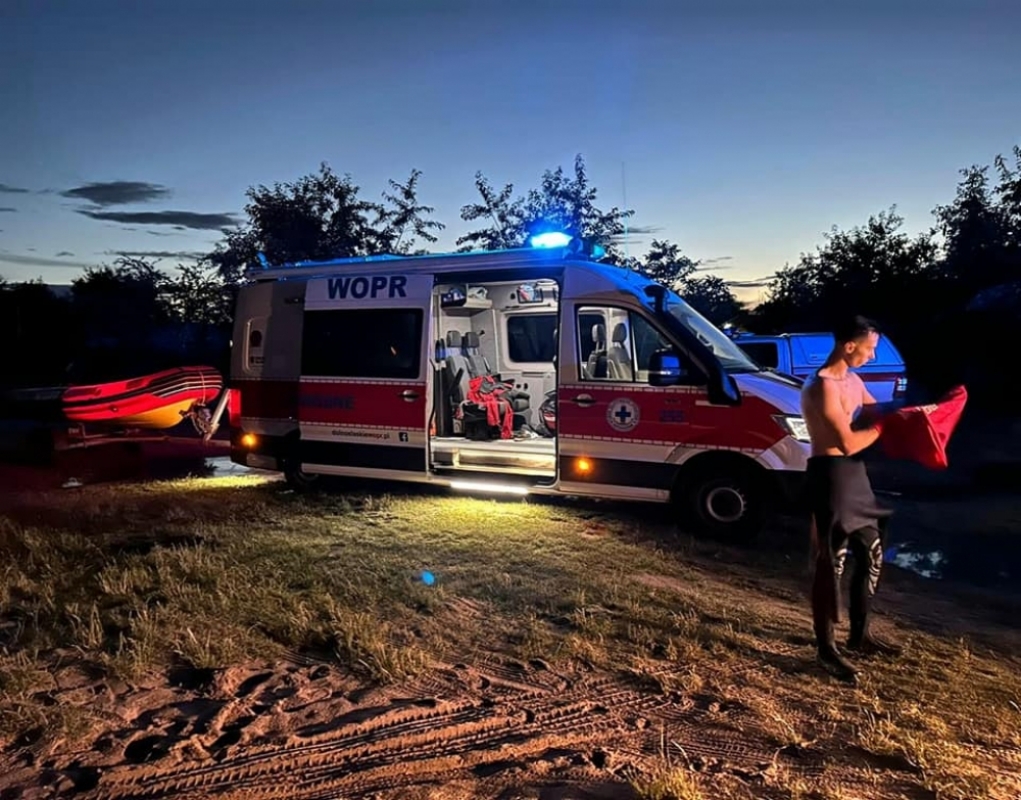 Tragedia na Maślicach. Ratownicy nie zdołali uratować mężczyzny, który tonął - fot. dolnośląskie WOPR
