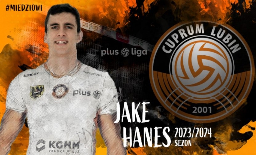Jake Hanes zagra w Cuprum Lubin - fot. ks.cuprum.pl