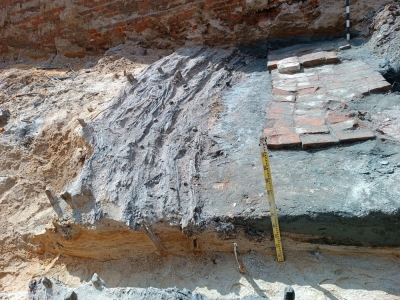 Przy budowie domu odkryto skraj fosy bastionu nowomiejskiego z XVIII wieku
