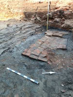 Przy budowie domu odkryto skraj fosy bastionu nowomiejskiego z XVIII wieku - 2