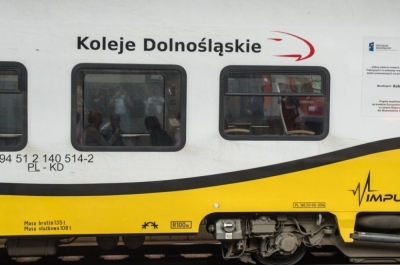 Pożar w pociągu Kolei Dolnośląskich na trasie Legnica - Chojnów