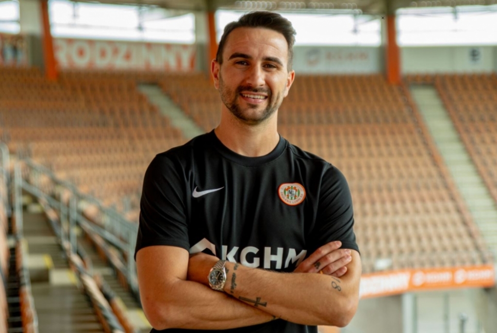Juan Muñoz został nowym napastnikiem Zagłębia - fot. zaglebie.com