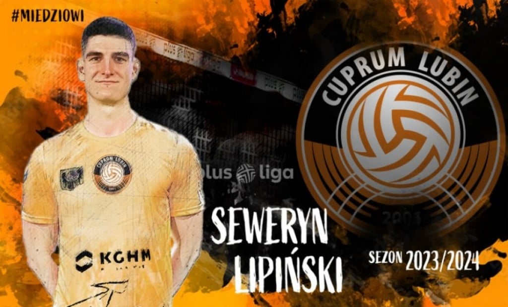 Seweryn Lipiński nowym środkowym Cuprum - fot. ks.cuprum.pl