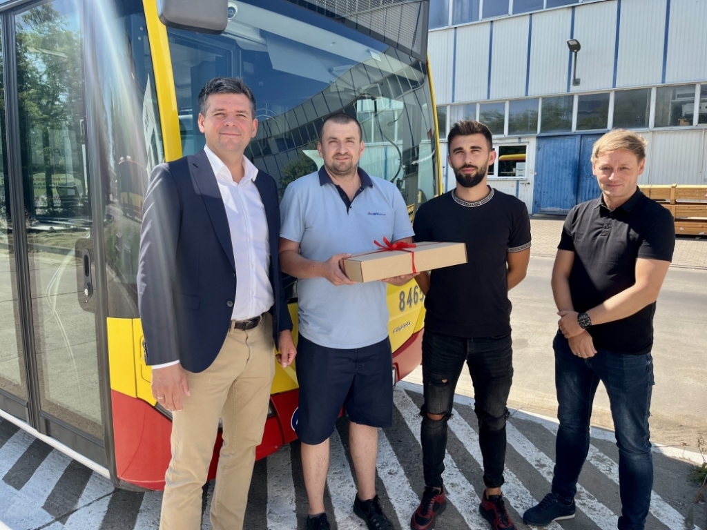 Kierowca MPK wykazał się czujnością - fot. MPK Wrocław
