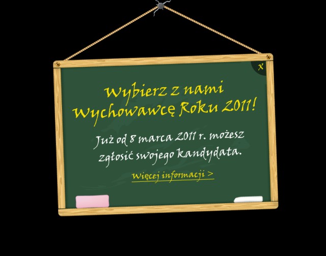 Wybierz wychowawcę roku -